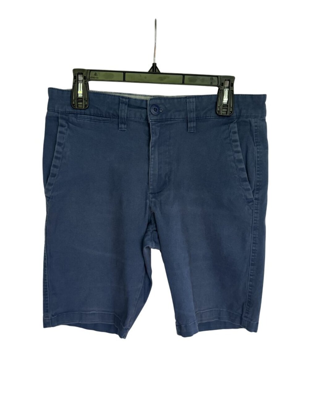 Rugby University Men's Flat Front Blue Shorts - Size 30